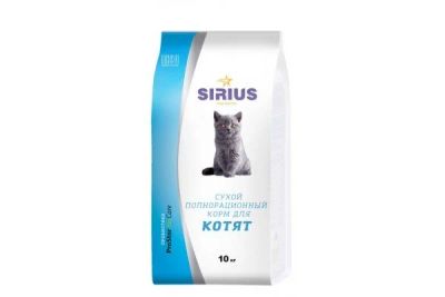 Лот: 13948749. Фото: 1. Sirius (Сириус) 10кг сухой корм... Корма