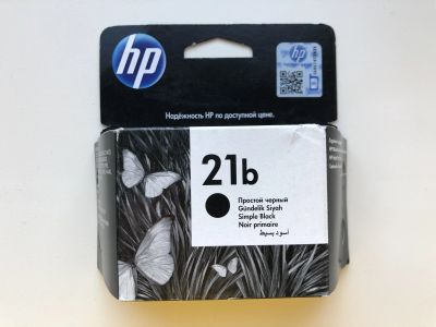 Лот: 20256361. Фото: 1. Картридж HP 21b C9351BE (Январь... Картриджи, расходные материалы