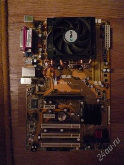 Лот: 2055939. Фото: 1. Asus M2N-X (Socket AM2+) + Athlon... Материнские платы