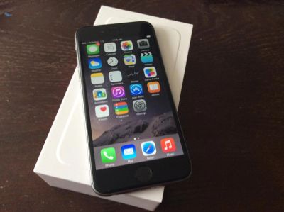 Лот: 6138518. Фото: 1. iPhone 6, 16gb, space grey. Смартфоны
