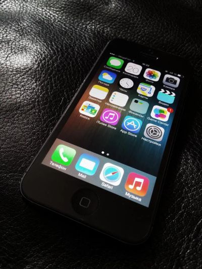 Лот: 3332002. Фото: 1. IPhone 5.16gb.Black.Комплект полный... Смартфоны