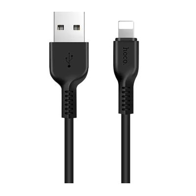 Лот: 22977769. Фото: 1. Кабель USB Hoco X20 Apple черный... Дата-кабели, переходники
