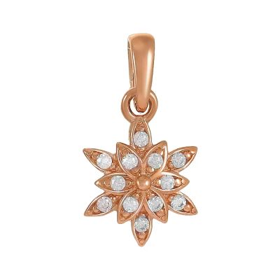 Лот: 23848492. Фото: 1. Подвеска TALANT из серебра с фианитами. Кулоны, подвески