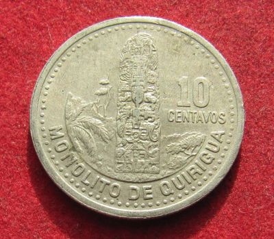 Лот: 20955055. Фото: 1. Гватемала 10 сентаво, 2000г. Америка