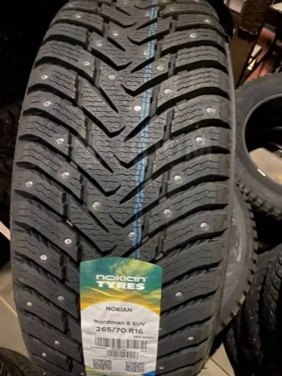 Лот: 20828395. Фото: 1. Зимняя резина 265/70 R-16 "Nokian... Шины