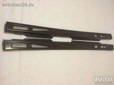 Лот: 9636204. Фото: 1. Накладки на пороги "СПОРТ" с сеткой... Детали тюнинга
