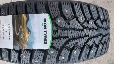 Лот: 22993356. Фото: 1. Зимняя резина 185/60 R-14 " IKON... Шины