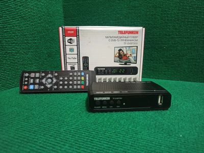 Лот: 20026923. Фото: 1. Приставка для цифрового ТВ Telefunken... Цифровое, спутниковое ТВ