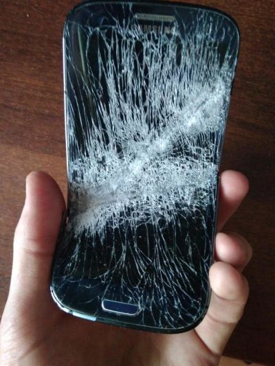Лот: 11238554. Фото: 1. Сломанный смартфон Samsung Galaxy... Смартфоны