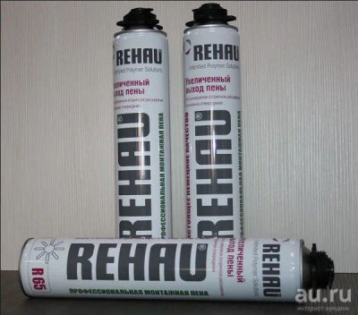Лот: 12277308. Фото: 1. Пена монтажная REHAU R65+. Клеи, герметики, пена монтажная, клейкие ленты