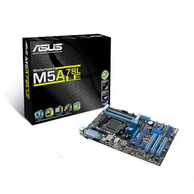 Лот: 7938876. Фото: 1. Asus M5A78L LE (AM3+, 4xDDR3 1333... Материнские платы