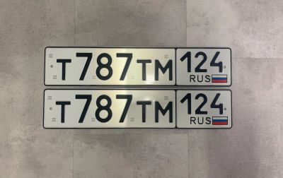 Лот: 21638289. Фото: 1. Т 787 ТМ 124. Госномера