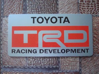 Лот: 11927217. Фото: 1. Табличка под Японский номер "TRD... Детали тюнинга