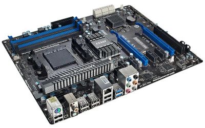 Лот: 7325101. Фото: 1. MSI 990fxa-gd65 Читать описание... Материнские платы