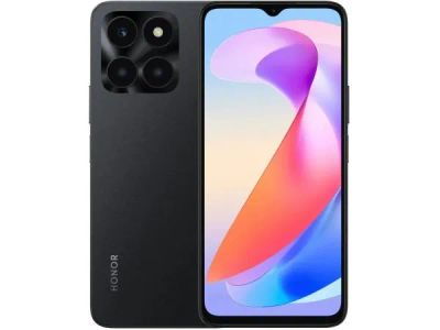 Лот: 23455368. Фото: 1. Смартфон Honor X6A 4/128GB Black... Смартфоны