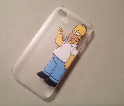 Лот: 4849004. Фото: 1. Чехол Simpson на iPhone 4 4s. Чехлы, бамперы