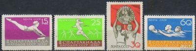 Лот: 16385662. Фото: 1. 1959, 7 августа. II Спартакиада... Марки