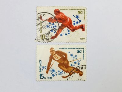 Лот: 23315862. Фото: 1. Олимпийские игры в Лейк-Плэсиде... Марки