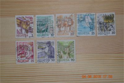 Лот: 11617525. Фото: 1. Марки Швейцарии 1986-1987г. Почта. Марки
