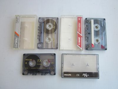 Лот: 25374289. Фото: 1. Кассеты TDK, BASF, Philips с записями... Аудиозаписи