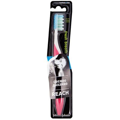 Лот: 23730838. Фото: 1. Зубная щетка Reach Fresh breath... Лекарства