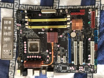 Лот: 16317151. Фото: 1. материнская плата lga 755 asus... Материнские платы