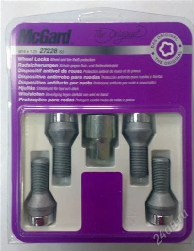 Лот: 2874732. Фото: 1. Продам секретки-болты McGard 27226SU... Механические блокираторы и противоугонные устройства