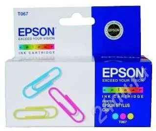 Лот: 720837. Фото: 1. картридж epson t067 оригинал2. Картриджи, расходные материалы