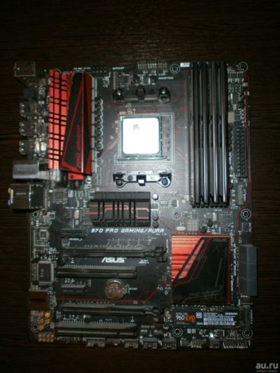 Лот: 18342833. Фото: 1. asus 970 pro gaming/aura+ssd m2... Материнские платы