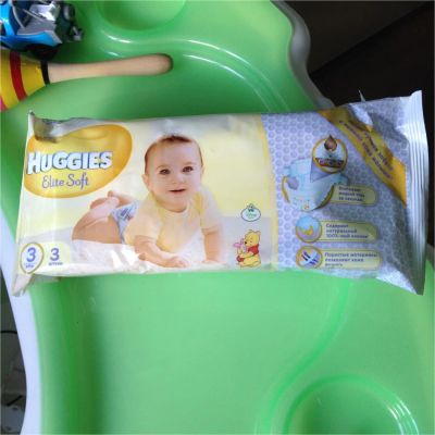 Лот: 7791332. Фото: 1. huggies elite soft 3 (5-9кг). Детская гигиена