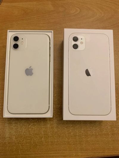 Лот: 16871434. Фото: 1. Iphone 11 128gb white. Смартфоны
