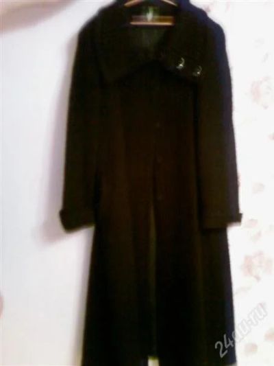 Лот: 167400. Фото: 1. Пальто демисезонное, черное, р-р... Верхняя одежда