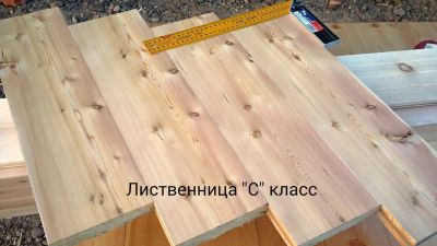 Лот: 5071583. Фото: 1. Доска пола Лиственница, класс... Древесина, пиломатериал