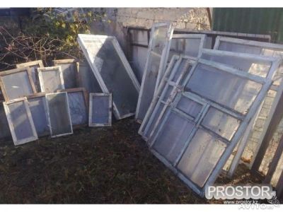 Лот: 5482357. Фото: 1. Оконные рамы со стеклом, бесплатно... Другое (парники, теплицы)