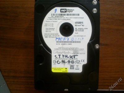 Лот: 1735131. Фото: 1. Жесткий диск WD5000YS 500GB (Стучит... Жёсткие диски (HDD)