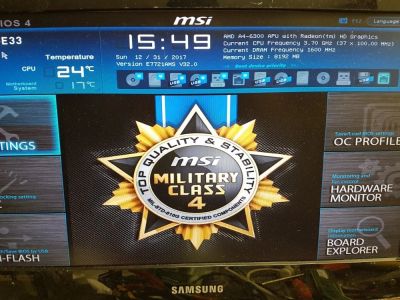 Лот: 11091616. Фото: 1. Комплект MSI FM2-A55M-E33 + AMD... Комплекты запчастей