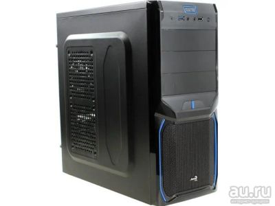 Лот: 14798200. Фото: 1. Корпус AeroCool V3X (Evil) Blue... Корпуса, блоки питания