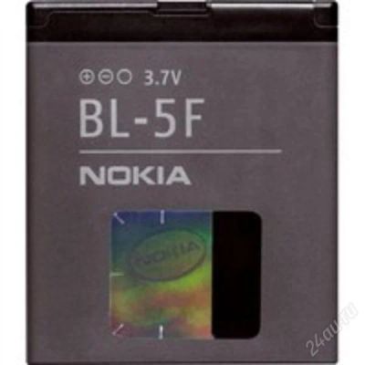 Лот: 1641182. Фото: 1. Акб Аккумулятор BL-5F Nokia N93... Аккумуляторы