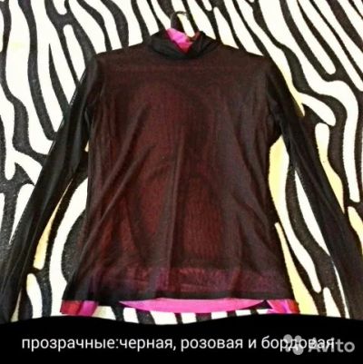 Лот: 7794424. Фото: 1. Прозрачные водолазки, черная... Пиджаки, жакеты, жилеты