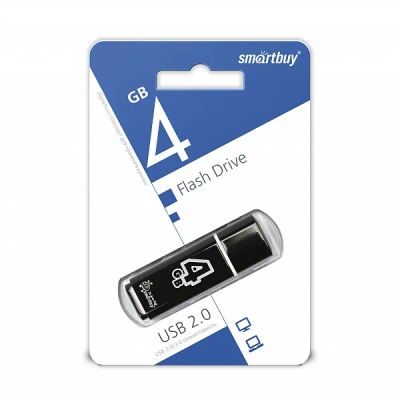 Лот: 15021385. Фото: 1. 4GB накопитель Smartbuy Glossy... USB-флеш карты