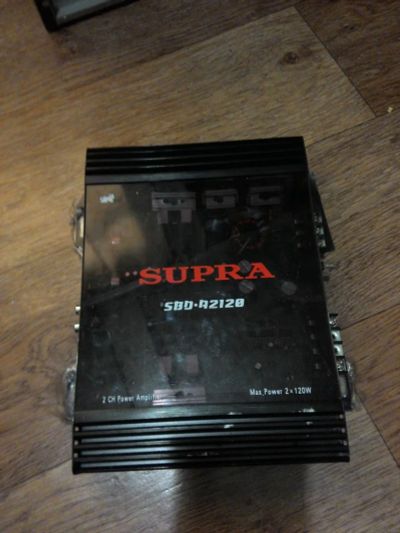 Лот: 4604939. Фото: 1. усилитель SUPRA SBD-A2120, 2х... Усилители
