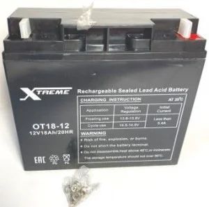 Лот: 20073787. Фото: 1. Xtreme VRLA 12v 18Ah (OT18-12). Аккумуляторы