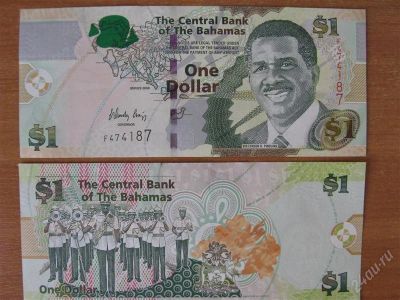 Лот: 2632171. Фото: 1. Багамские острова 1 доллар 2008... Америка