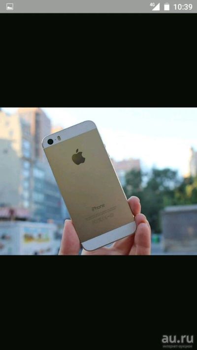 Лот: 10360799. Фото: 1. iPhone 5s gold. Смартфоны
