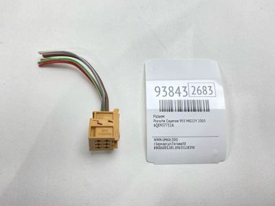 Лот: 24774671. Фото: 1. Разъем Porsche Cayenne 2005 6Q0937711A... Двигатель и элементы двигателя