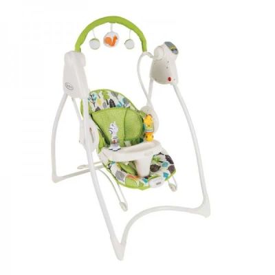 Лот: 8642266. Фото: 1. Электрокачели Graco Swing n Bounce... Ходунки, прыгунки, качели