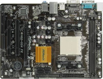 Лот: 7775246. Фото: 1. ASRock N68-GS4 FX Б/У AM3+, 2... Материнские платы