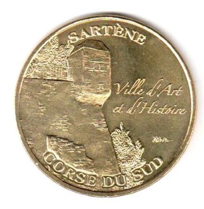 Лот: 9808546. Фото: 1. Франция жетон медаль 2011 Корсика... Сувенирные
