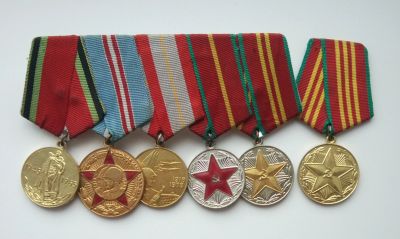 Лот: 15585367. Фото: 1. Медали Выслуга Вооруженные Силы... Юбилейные