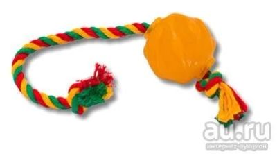 Лот: 9227257. Фото: 1. Доглайк Мяч космос с канатом doglike... Игрушки для животных
